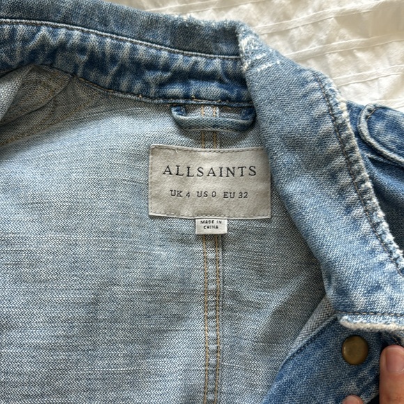 All Saints Rugged Jean Jacket - Picture 3 of 6